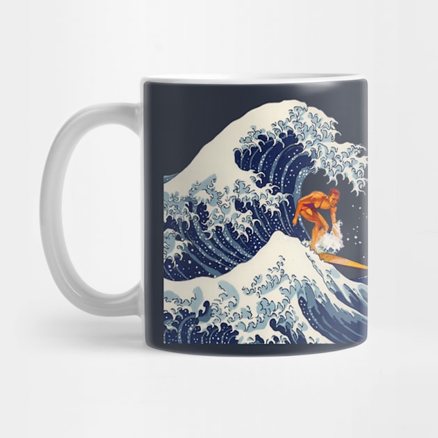 Great Wave Surfer by DavidLoblaw